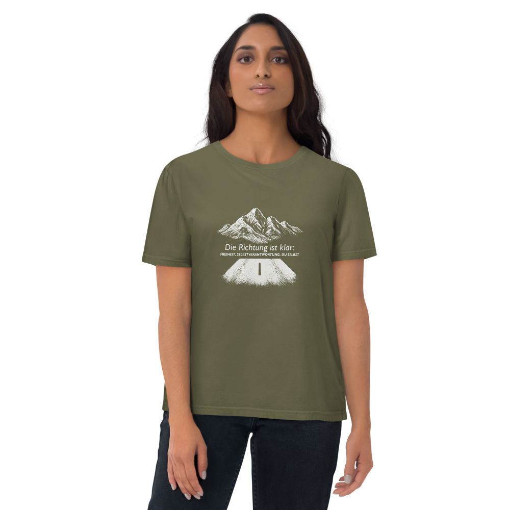 Richtung - Unisex-Bio-Baumwoll-T-Shirt