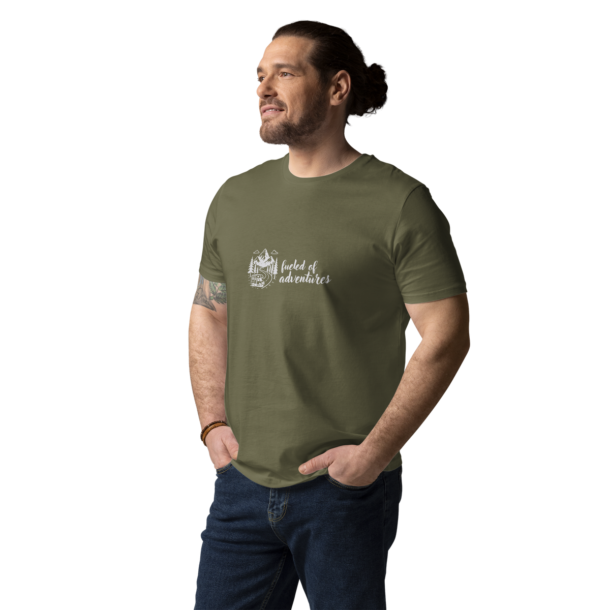 Fueled of Adventures - T-Shirt aus Premium-Baumwolle
