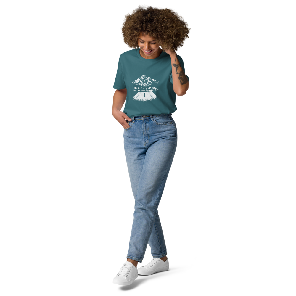Richtung - Unisex-Bio-Baumwoll-T-Shirt